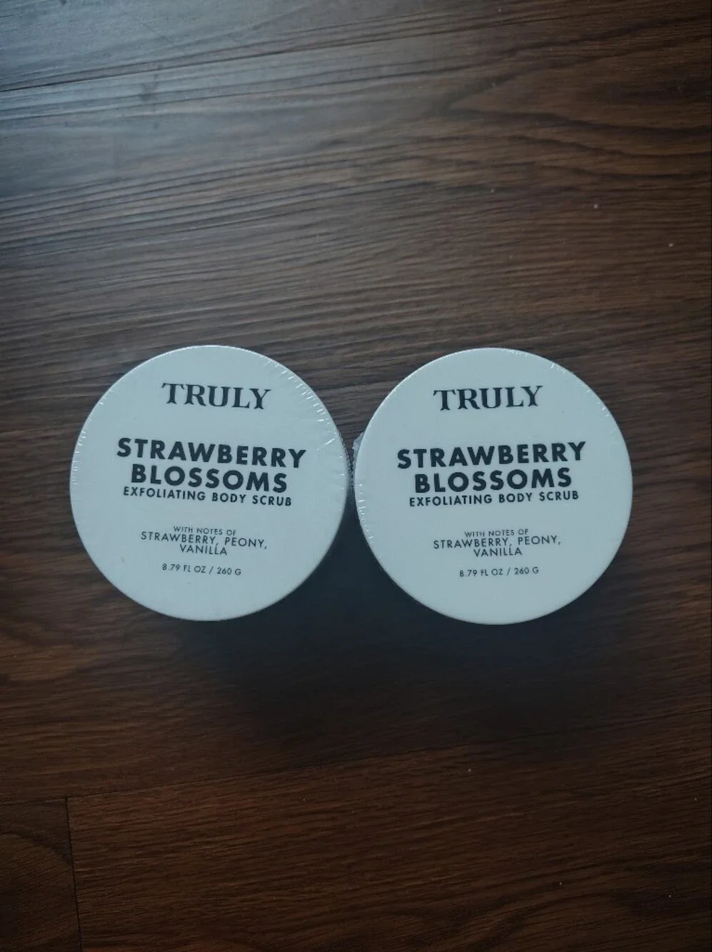 2 X Truly Strawberry Blossoms Exfoliating Body Scrub